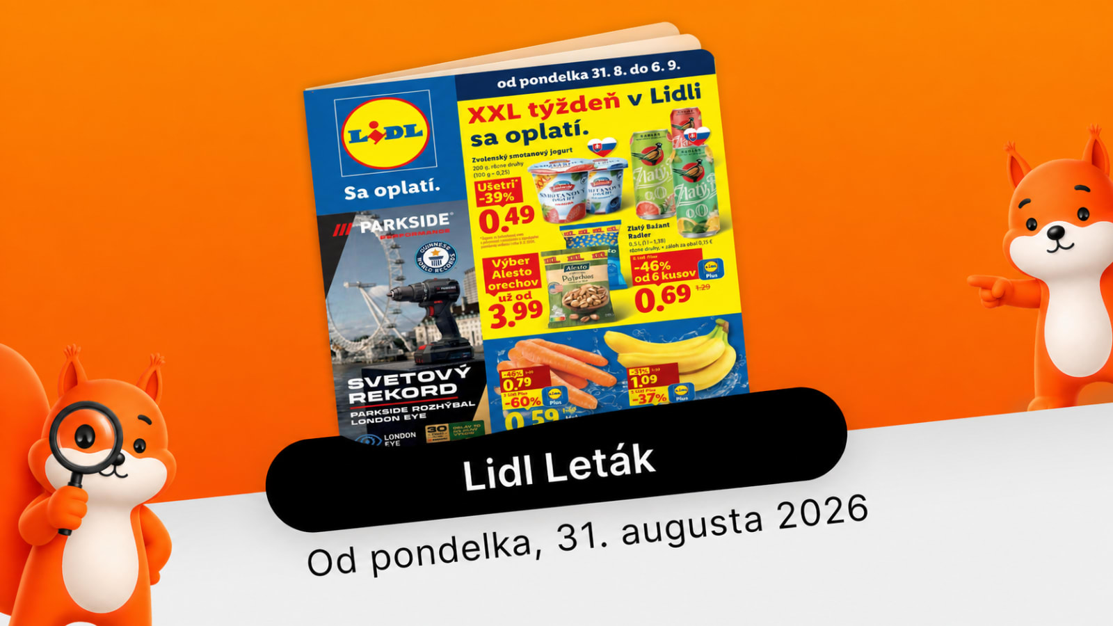 Nový Lidl leták od 31.08.