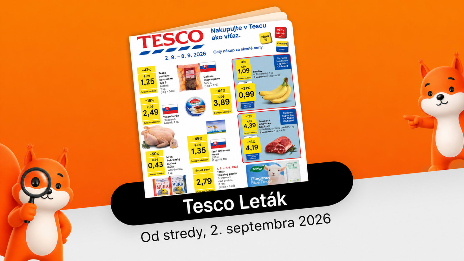 Nový Tesco leták od 02.09.
