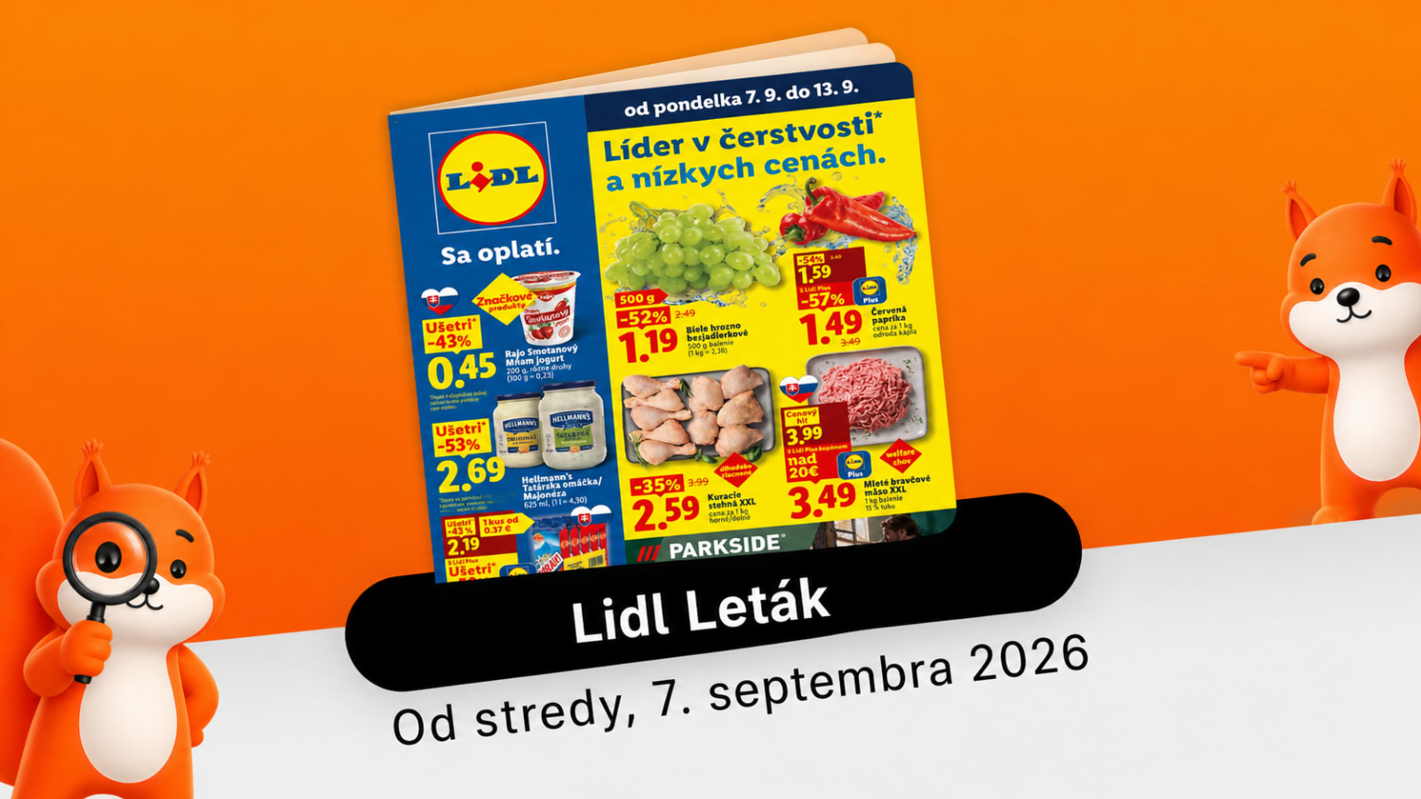 Nový Lidl leták od 07.09.