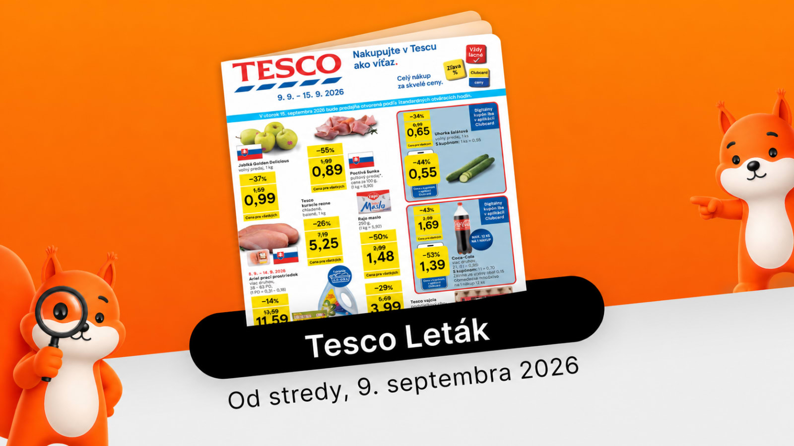 Nový Tesco leták od 09.09.