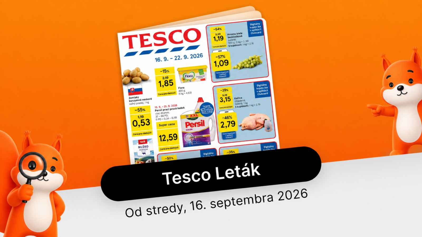 Nový Tesco leták od 16.09.